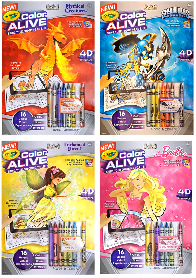 Illustration for article titled Crayola's New Coloring Books Bring Your Creations To Life With an App